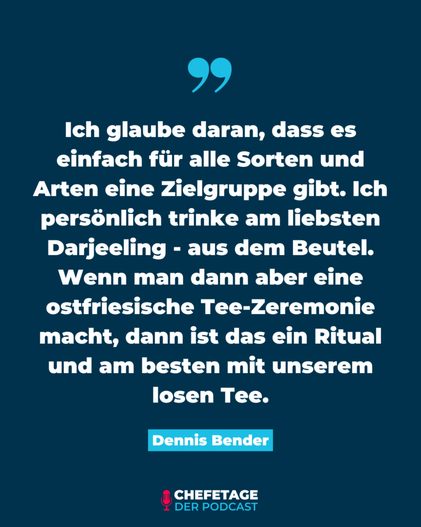 Dennis Bender - Geschäftsführer Ostfriesische Tee Gesellschaft (Meßmer, Milford)