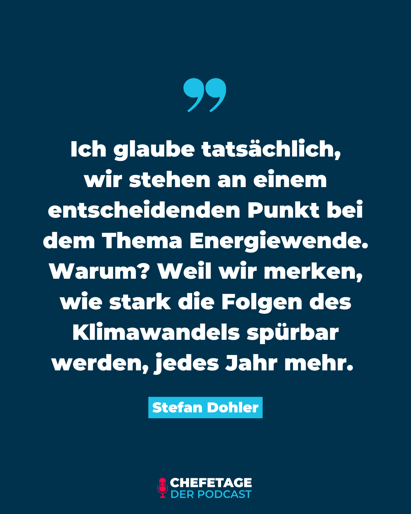 Stefan Dohler - CEO EWE AG