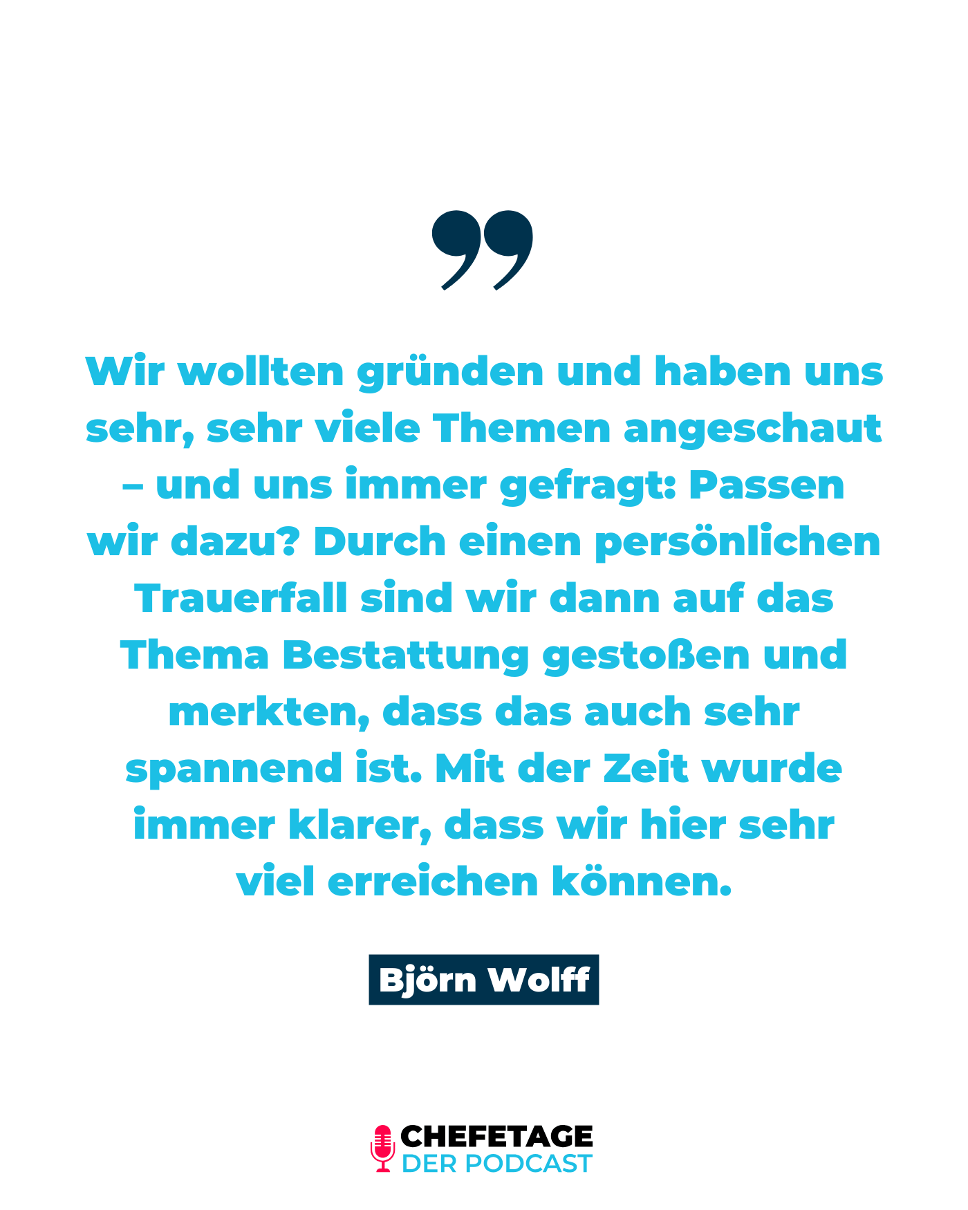 Björn Wolff - Gründer mymoria