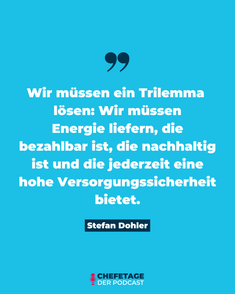Stefan Dohler - CEO EWE AG