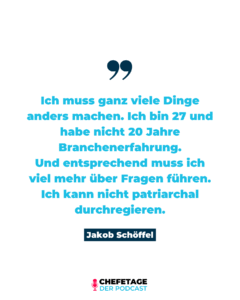 Jakob Schöffel - CEO Schöffel Gruppe