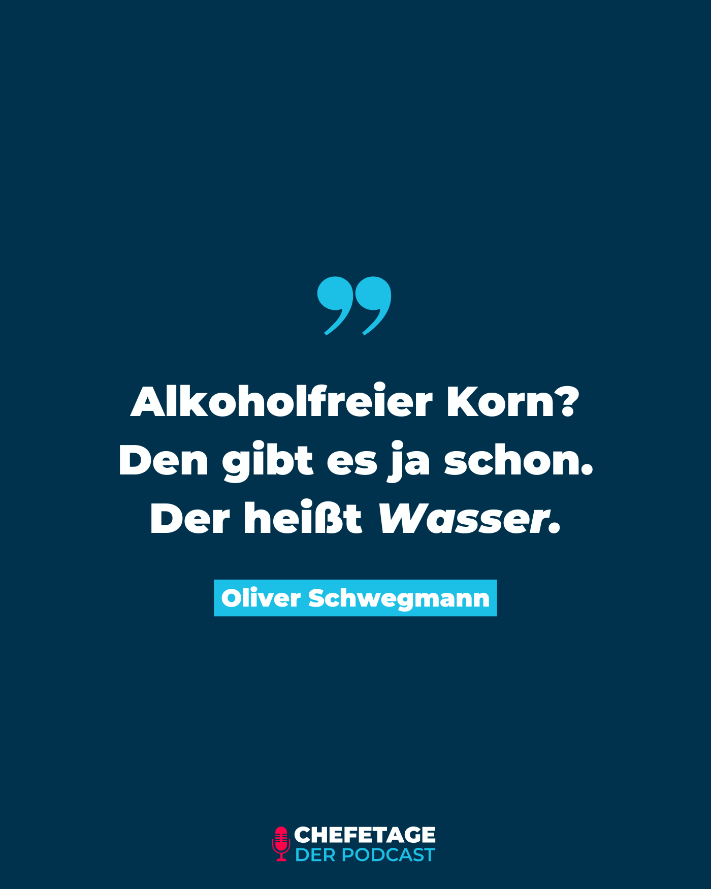 Oliver Schwegmann - CEO Berentzen-Gruppe