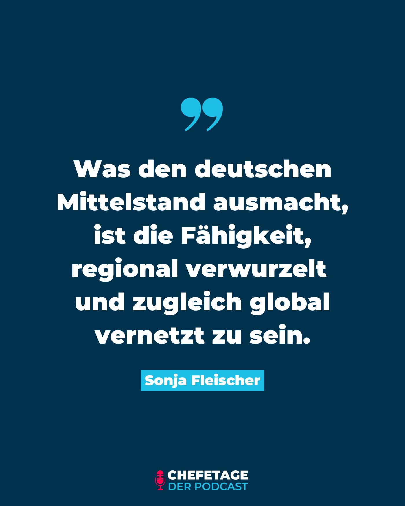 Dr. Sonja Fleische - CHRO ebm-papst - Zitate aus dem Podcast Chefetage